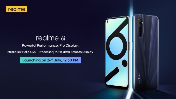 Realme 6i于7月24日击中印度