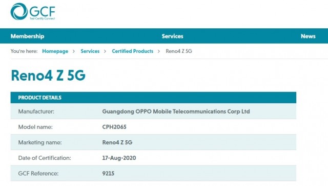 oppo A92S将全球舞台达到Reno4 Z 5G