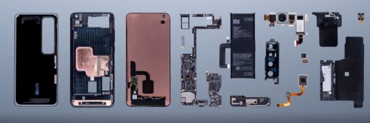 查看官方Xiaomi Mi 10 Ultra Teardown视频