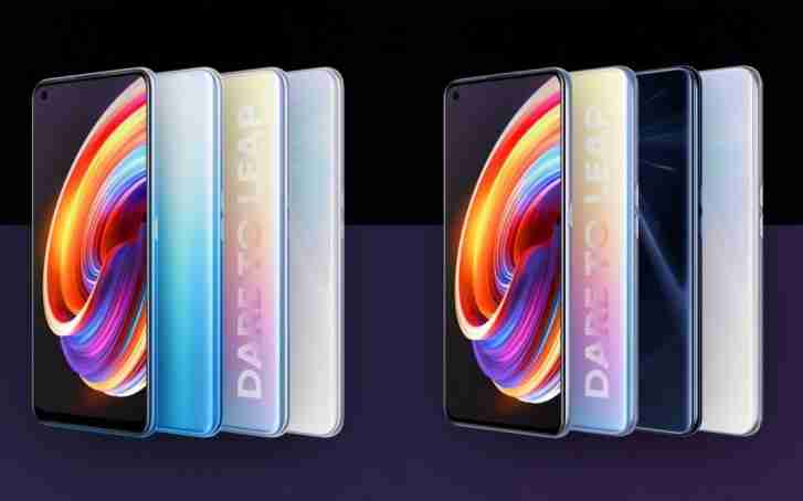 Realme X7和Realme X7 Pro是官方的，Realme V3标签