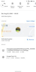 Google Camera应用程序将停止为每个纵向拍摄的文件夹