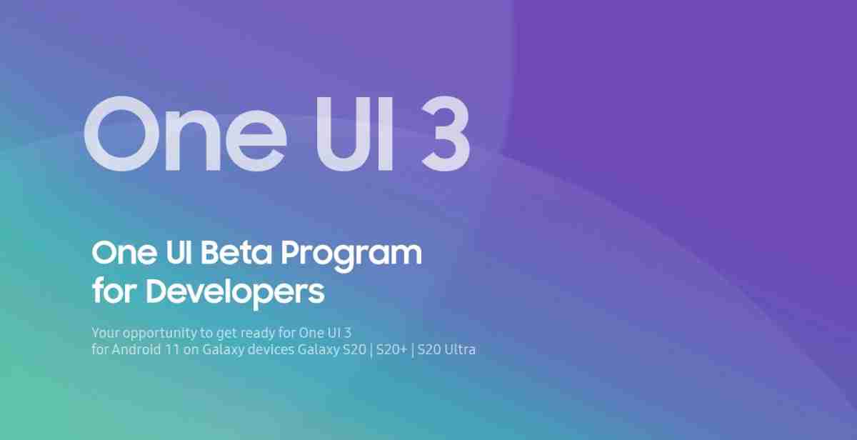 三星为Galaxy S20推出了一个UI 3.0开发人员Beta程序