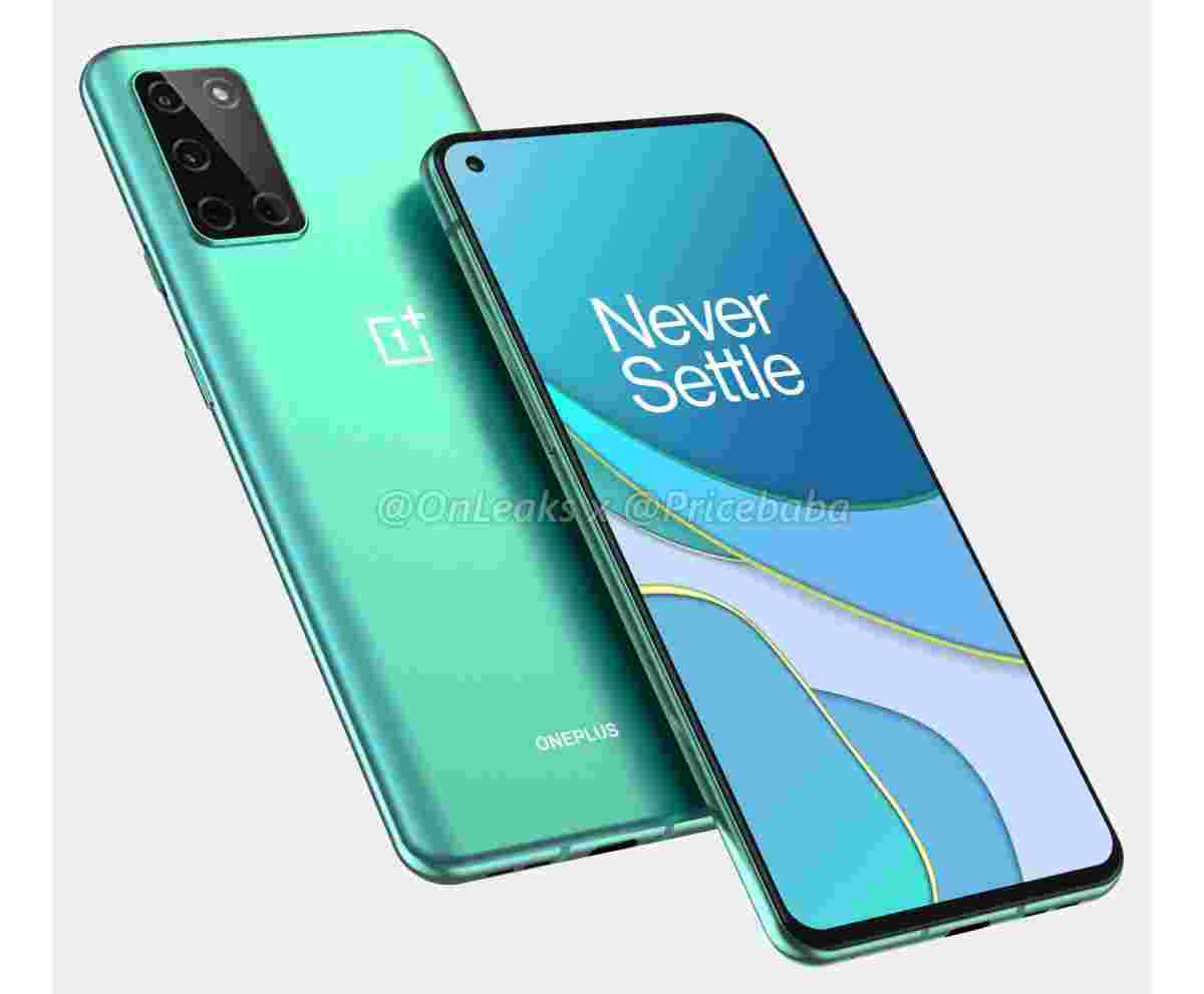 OnePlus 8T渲染泄漏，显示后摄像机的新放置