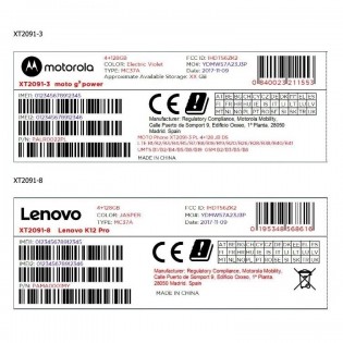 Moto G9在选择市场中以Lenovo K12 Pro到达