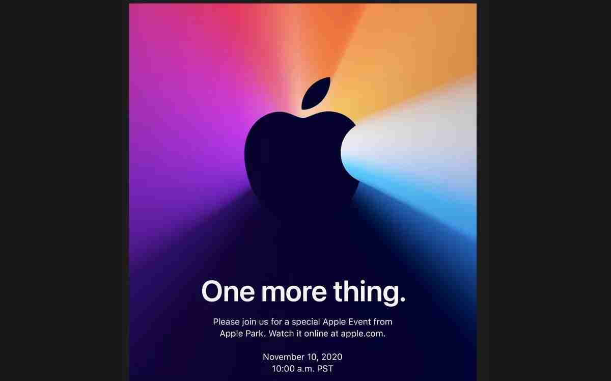 Apple宣布了11月10日的“一件事”的活动