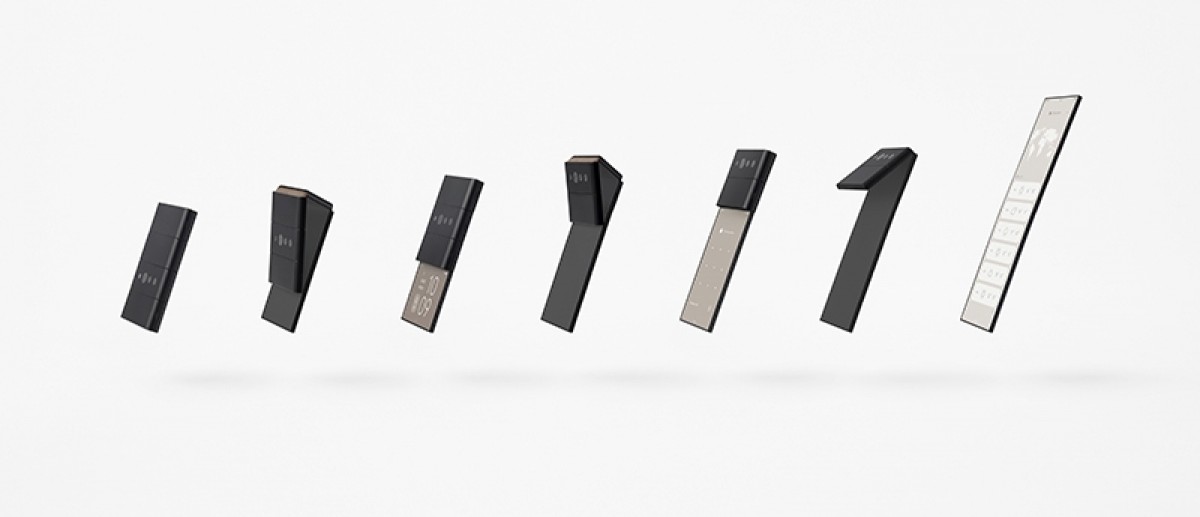 OPPO推出了新的“幻灯片”概念手机，三个铰链