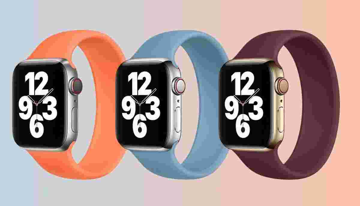 Apple为Solo Loop和Sport Band Apple Watch Band添加了三种新颜色