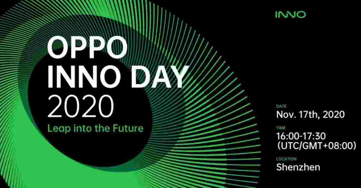 oppo Inno Day 2020计划于11月17日，125W充电电话收费