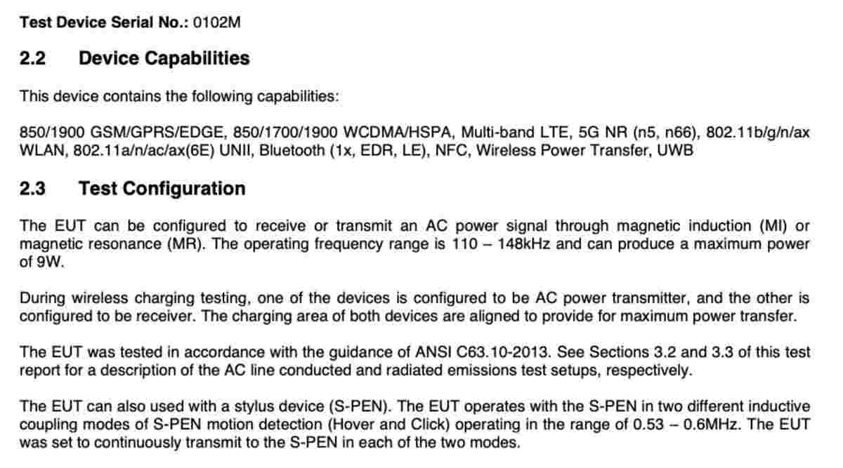 FCC在Galaxy S21 Ultra上确认S笔支持