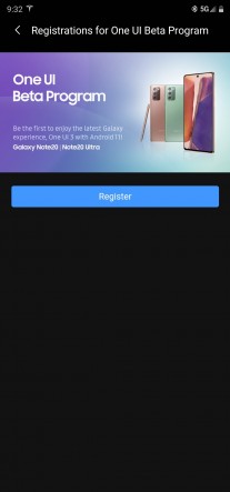 Samsung Galaxy Note20在美国的设备开始接收一个UI 3.0 Beta更新