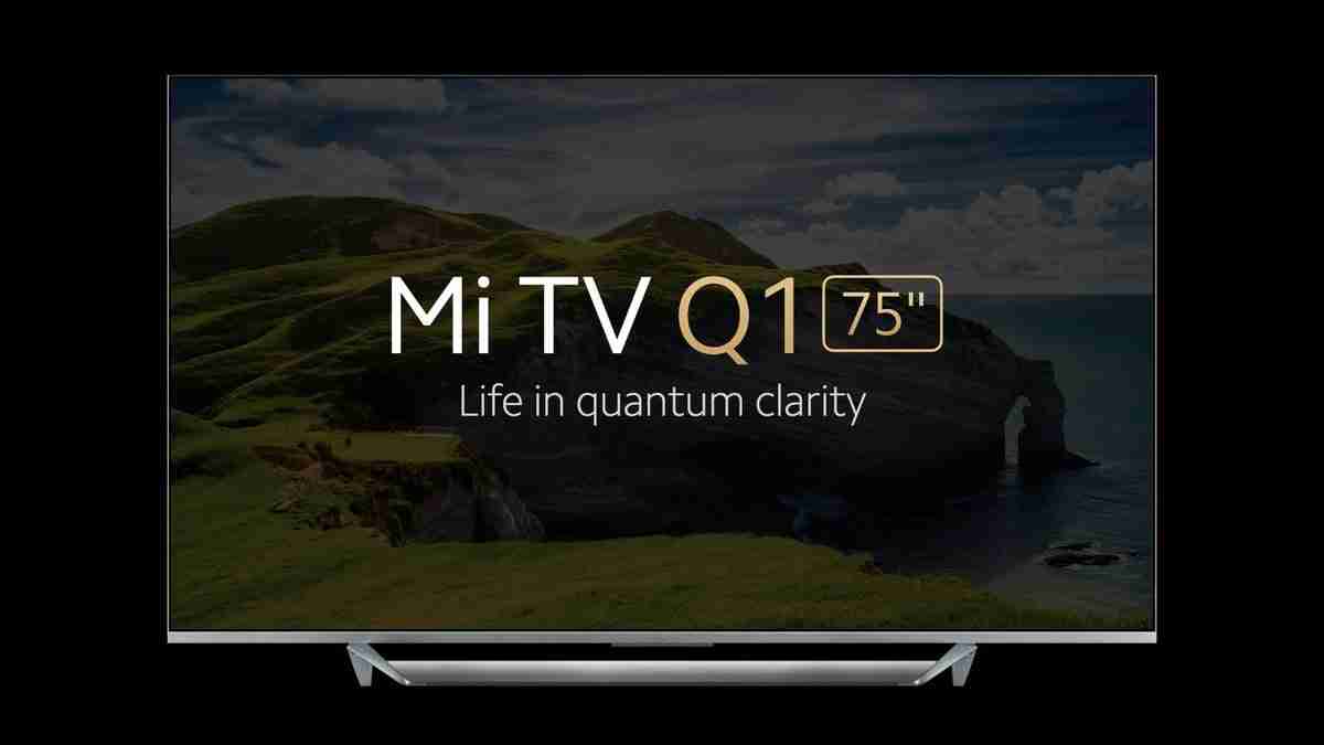 Xiaomi Mi TV Q1 75“宣布