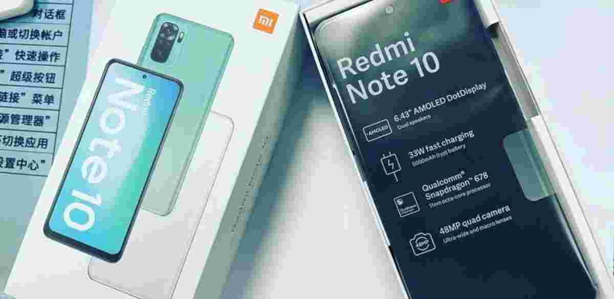 小米Redmi注意10主要泄漏揭示设计，Snapdragon 678芯片组