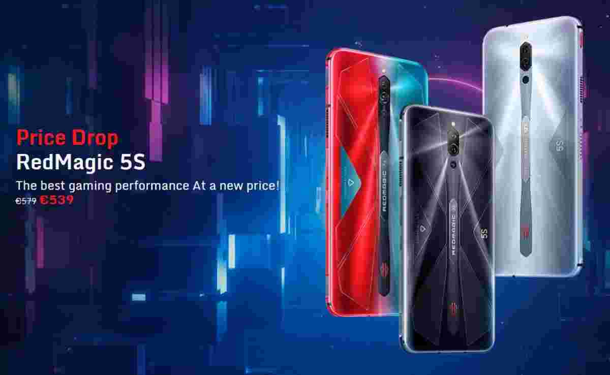 Nubia Drops Red Magic 5s Price $ 50 /€50 /£50在官方商店