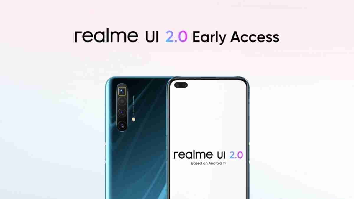 Realme为六个智能手机打开基于Android 11的Realme UI 2.0早期访问程序
