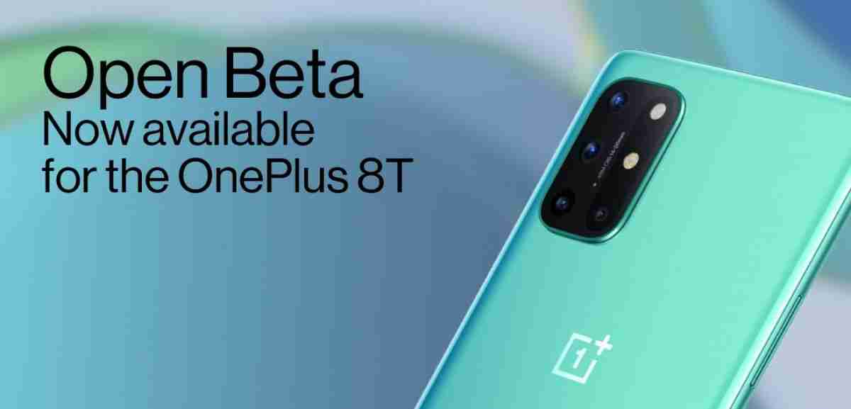 OnePlus 8T获取其第一个开放的Beta Build