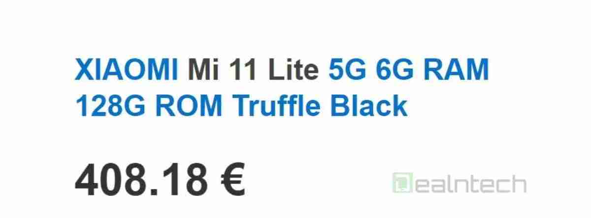 小米MI 11 Lite 5G的欧洲价格可能已经出现