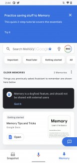 新的Google Assistant功能“Memory”在新的APK拆除中详述